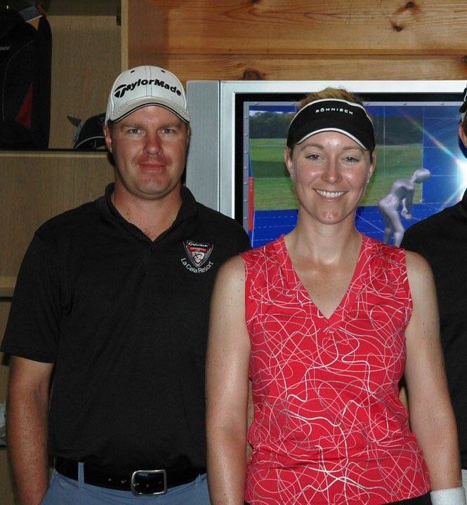 Melanie Holmes, Ladies European Tour player with Vderberg Golf's Quintin van der Berg