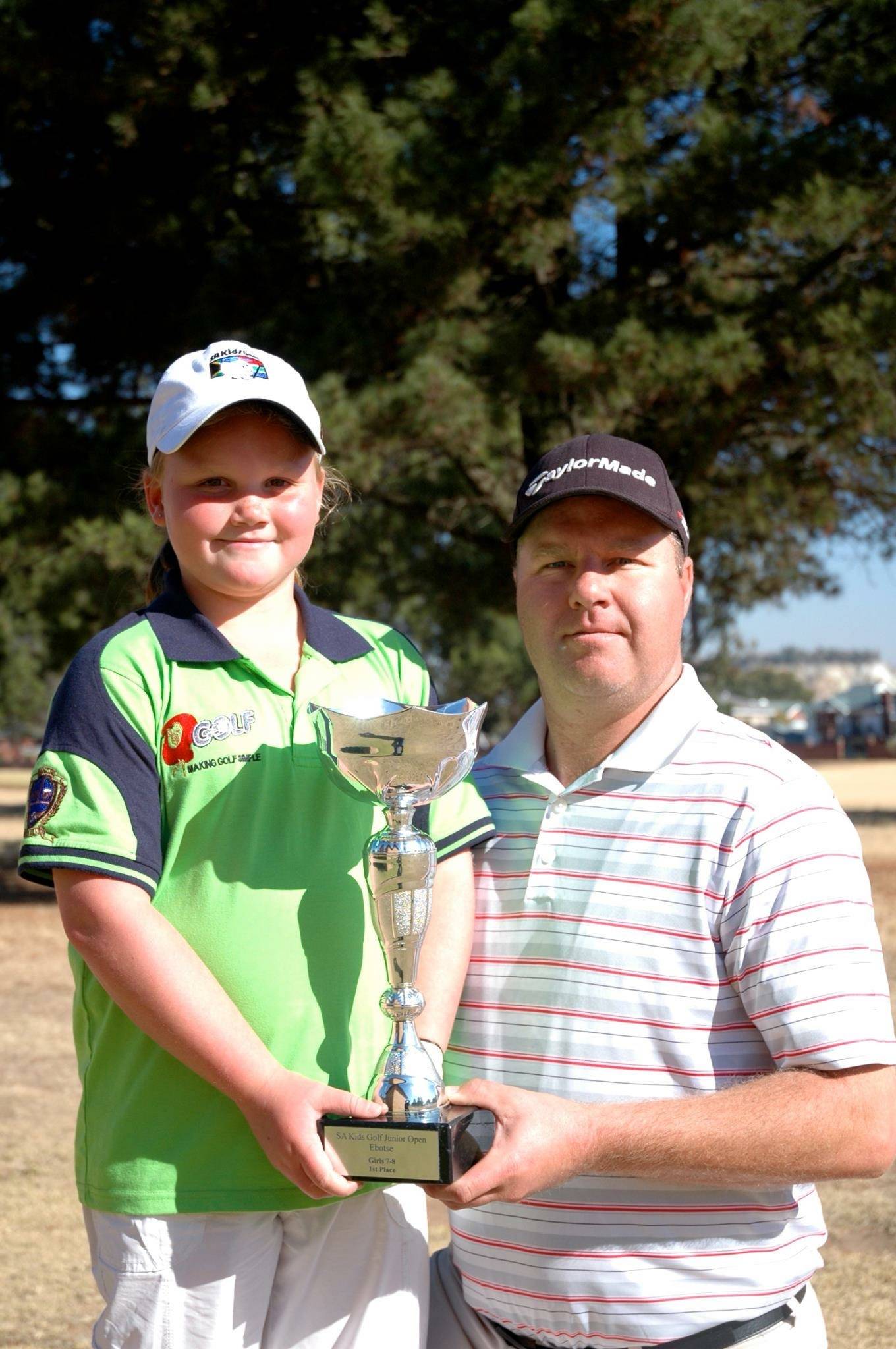 Kiera Floyd, Benoni County Ladies Club Champ at the age of 9!