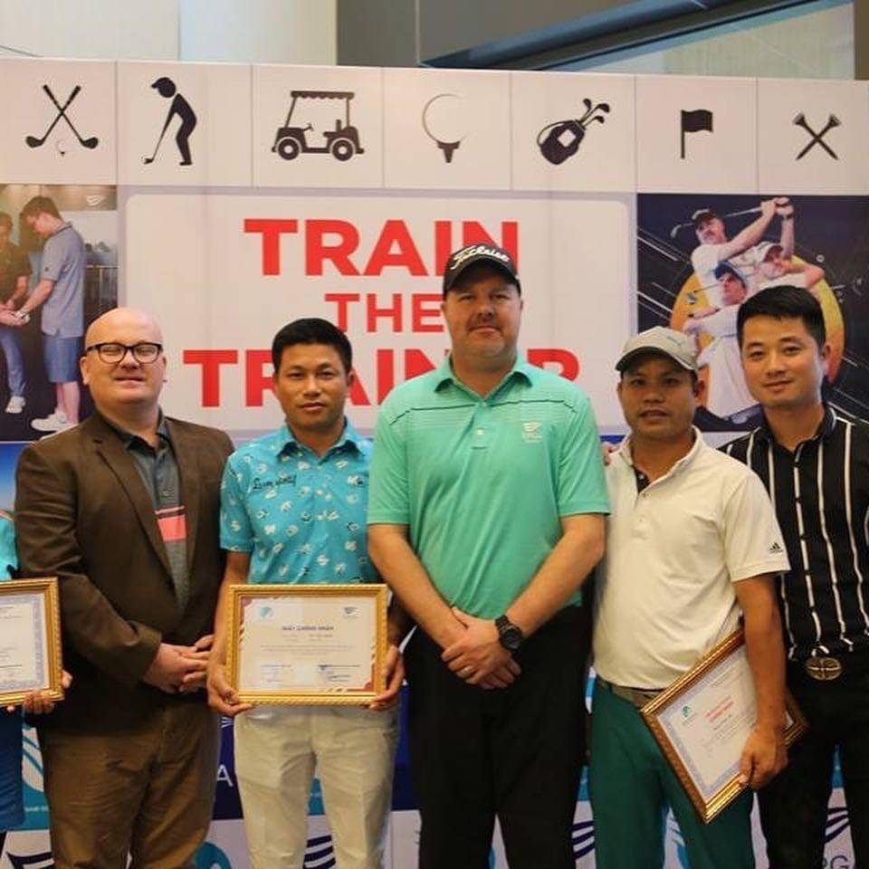 Train the trainer golf coach camp in Vietnam